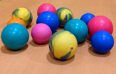 RUBBER TOY BALLS FOR INDUSTRY